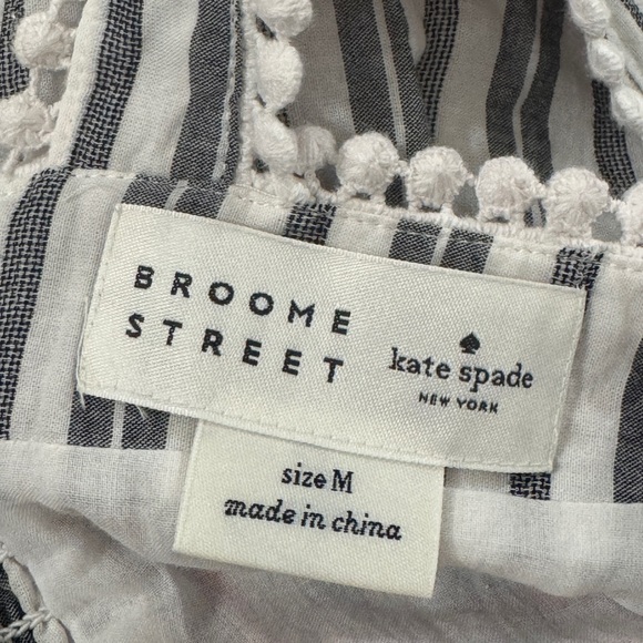 Kate Spade Stripe Embroidered Maxi Dress - Picture 9 of 10